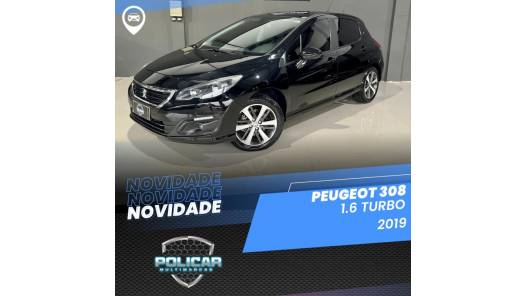 PEUGEOT - 308 - 2019/2019 - Preta - R$ 77.900,00