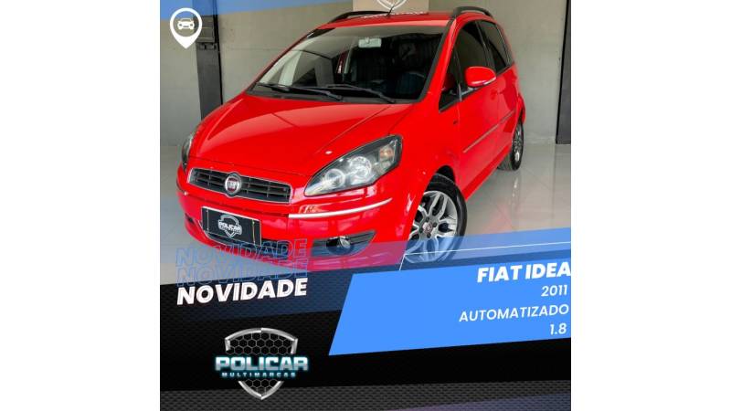 FIAT - IDEA - 2010/2011 - Vermelha - R$ 34.900,00