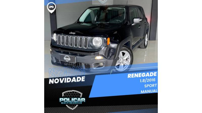 JEEP - RENEGADE - 2016/2016 - Preta - R$ 72.900,00