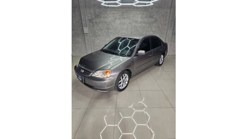 HONDA - CIVIC - 2003/2003 - Cinza - R$ 24.900,00