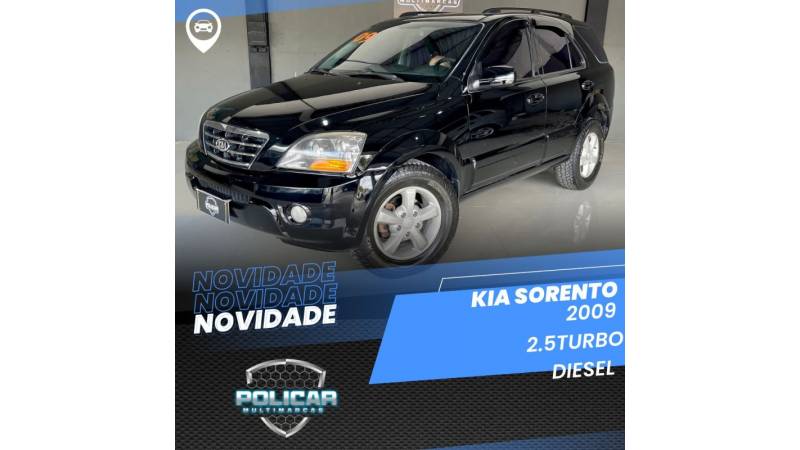 KIA MOTORS - SORENTO - 2008/2009 - Preta - R$ 51.500,00